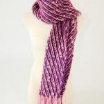 Sweet Rose Hand-woven Scarf