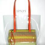 I Love Colours Hand-woven Purse In Plastic Bag And..