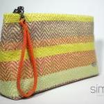 I Love Colours Hand-woven Purse In Plastic Bag And..